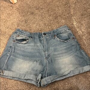 No Boundaries Light Blue Jean Shorts